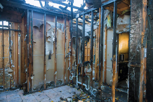 Professional Fire Damage Assessment technician working in Packanack Lake, NJ